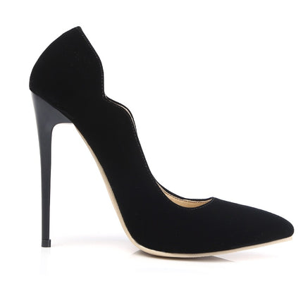 18 Simple Pointed High Heels Patent Leather Temperament Single-layer Shoes Thin Heel Shallow Mouth Professional Work Shoes Ladies Shoes