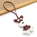 Schnauzer puppy-burgundy