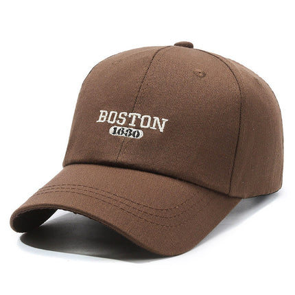 2024 New Korean Dongdaemun Deep Soft Top Baseball Cap Women's Face Small Cap Men's Wine Red Khaki Hat