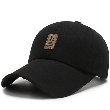 Four-Season Sunshade Baseball Cap Unisex Fashion Versatile Wide-Brim Face-Slimming Duckbill Cap Trendy Letter Deep Crown Hat