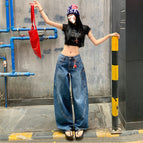 Vintage blue trousers / XS