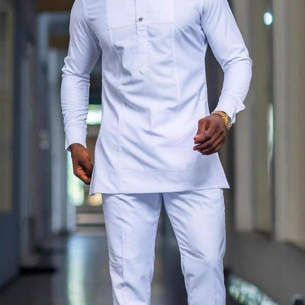 2025 African Men's Casual Banquet Suit Cross-Border Hot Selling Model Aliexpress Hot Style High Quality Plus Size Men's Clothing