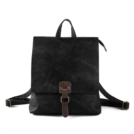 European and American Retro Cowhide Backpack Cross-border Outdoor Large Capacity Backpack Work Commuter Shoulder Bag Multifunctional Women's Bag