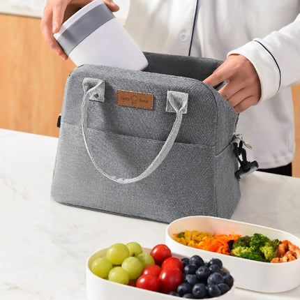 Portable Insulated Bag, Thickened Lunch Bag, Student Lunch Box Bag, Large Capacity Work Lunch Bag, Storage and Take-Out Bag