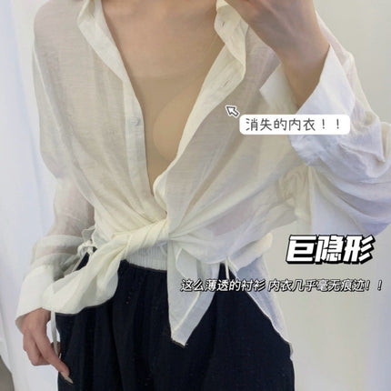 Special Liquid Foundation Invisible Traceless Underwear Women's Rimless Small Chest Gathering Anti-Light Artifact Comfortable Beautiful Back Bra