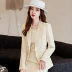 One-piece beige coat / S