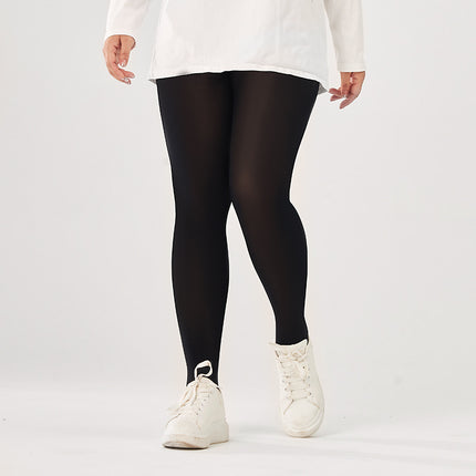 Bones Large Size Leggings for Women Chubby Girls Bare Legs Flesh Color Artifact Autumn and Winter Plus Weight Plus Size Base Pantyhose