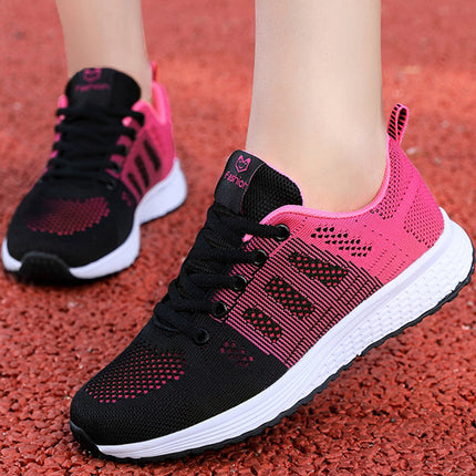 Summer Brand Sports Shoes for Women, Running Shoes, Mesh Breathable Lightweight Travel Shoes, Student Women's Soft-Soled Casual Shoes for Women