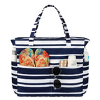 Navy blue irregular stripes