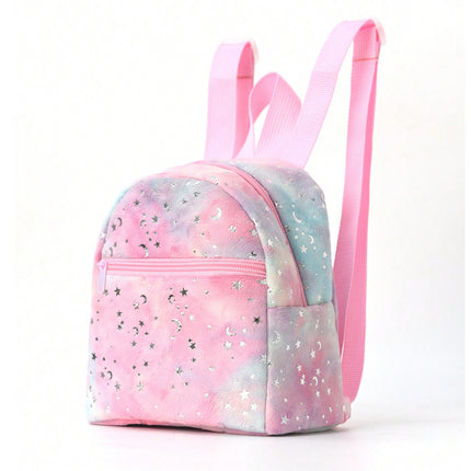 Foreign Trade Cross-border Hot-selling Backpack Women's Rainbow Multicolor PU Quilted Mini Backpack Fashion Casual High-end Sense Schoolbag