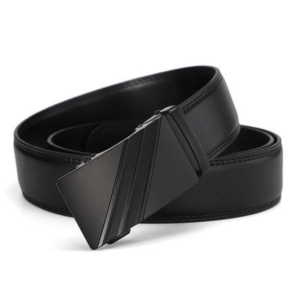 New belt men's automatic buckle men's belt leather belt business casual leather belt wholesale Guangzhou belt