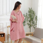 Bamboo xuanwu soft cotton shirt rose pink / One size fits all