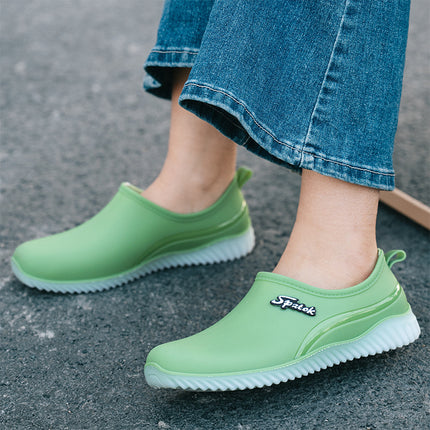 Cross-border new shallow mouth four seasons rain boots women's short tube non-slip waterproof shoes low kitchen work rubber shoes Taobao explosions