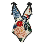 Flamingo Print Swimsuit / S