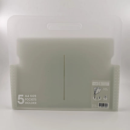 Portable organ bag transparent folder a4 large capacity student examination paper storage bag bill file classification storage bag