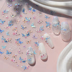 Standard / Blue pink butterfly bubble 770 (jelly)