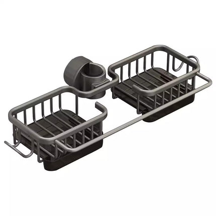 Kitchen Faucet Storage Rack Dishwashing and Vegetable Washing Pool Channel Steel Wire Ball Cloth Sponge Hanger Drain Hanging Basket Storage
