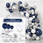 Blue balloon set 018