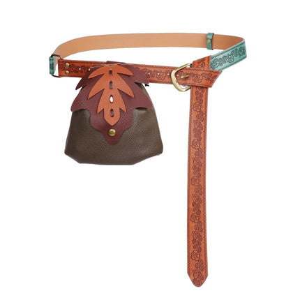 Carnival Renaissance Costume Accessories suit Medieval Knight Belt Wrist Bracer Halloween Magic Bag Props
