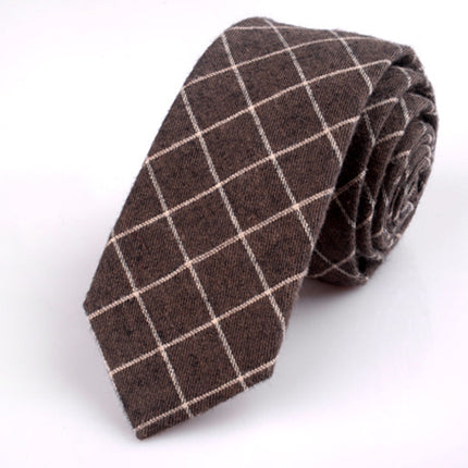 Korean Style Groom Best Man Casual Fashion Tie Groom Tie Men's Business Cotton Tie Men's Printed Tie