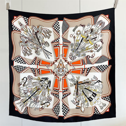 Spring and Autumn New Mulberry Silk Scarf Women's Shawl Scarf