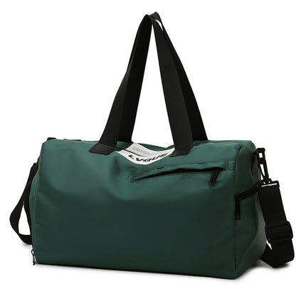 Dry and Wet Separate Gym Bag Women's New Independent Shoe Storm Yoga Sports Bag Oxford Cloth Luggage Storage Bag Printed logo