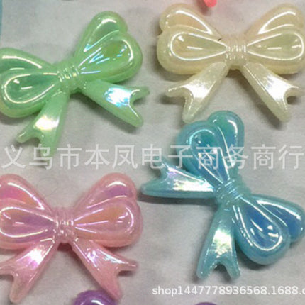 Acrylic light color plated AB colorful diy children beaded material candy AB colorful beads jewelry accessories