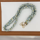 Blue and yellow floral (bright gold)