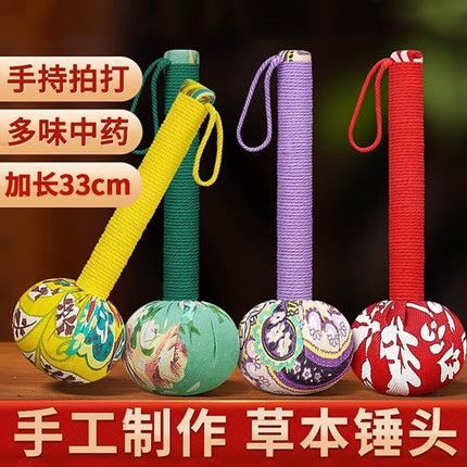 Mugwort Health Hammer Material Package DIY Handmade Moxibustion Meridian Massage Hammer Everything Goes Well Short Graduation Gift Box