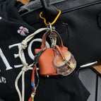 Small orange woven bag