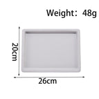 Loose beads empty plate 20*26.5cm [about 48g] / 1.5cm thickness/1 piece
