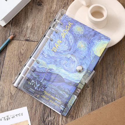 European and American Style Oil Painting Handbook Set Creative Van Gogh Monet Gift for Students Art Handbook Notepad Gift Box