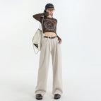 Streaming apricot trousers / XS