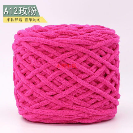 0.19kg Ice Strip Hook Shoe Line Single Strand Small Ice Strip Thick Wool Ball Slippers Scarf Cushion Wholesale Factory Direct Sale