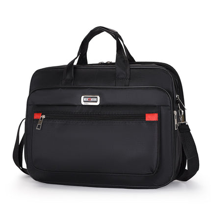 Manufacturer Wholesale Men's Large-Capacity Briefcase Business Trip Laptop Bag Portable Travel Bag Wear-Resistant Business Bag