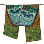 Van Gogh. Red flower sea / 150cm*40cm