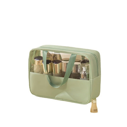 New Large Capacity Cosmetic Bag Desktop Box Swimming Waterproof Transparent Bag Travel Portable Toiletry Storage Bag