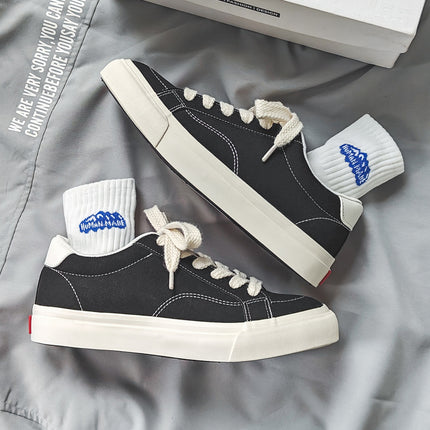 Autumn New Retro Sneakers Suede Couple Sneakers Breathable Canvas Shoes Men's Trendy Men's Casual Shoes - Clearance