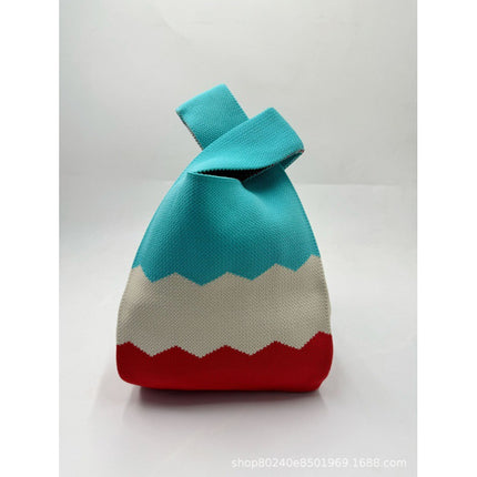 110g Baby Birthday Gift Bag Holiday Knitted Gift Bag Kidsren's First Birthday Party Handbag Gift Knitted Bag