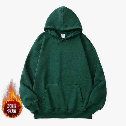 2025 New Autumn and Winter Oversize Hooded Sweatshirt Custom-Made with Fleece and Thickened, Loose and Lazy Style Autumn Hoodie Jacket