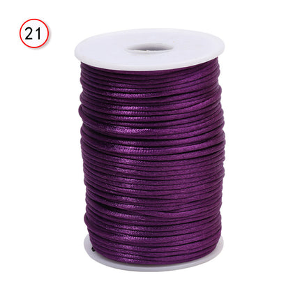 Chinese knot rope 34675 line handmade braided rope bracelet pendant red rope Jade line diy accessories wholesale