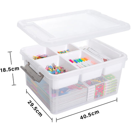 Cross-Border Hot-Selling Blind Box Storage and Display Box for Pop Mart Labubu Toys, Dust-Proof Transparent Figure Display