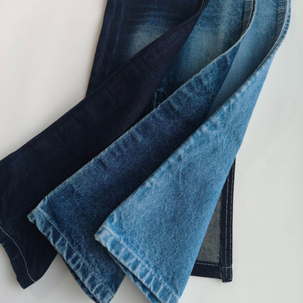 14A Washed Denim Fabric 6*6 Thickeneded Twill Non-Elastic Washed Fabric Bags Handbags Clothing Denim Fabric