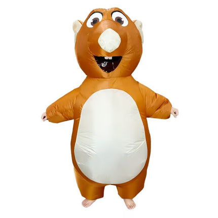 Cross-Border Trade Halloween Costume Party Props Riding Animal Cute Horse Inflatable Costume Theme Party