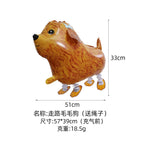 Walking furry dog (inflating the pump will not walk)