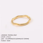 2MM Gold-FB36671 / Circumference 49MM-US5