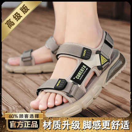 Sandals for Men 2025 New Summer Outdoor Work Sports Men's Slippers Outdoor Driver Driving Beach Shoes