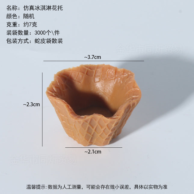Large size simulation torus model simulation cream gum ice cream cake holder accessories DIY cream cake material
