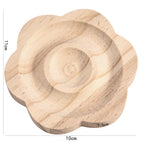 Plum wood plate [about 47.6g] / 1.5cm thickness/1 piece