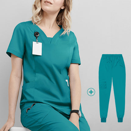 Temu, Operating Room Scrub Suit Set for Doctors and Nurses, Beauty Salon Workwear, Medical and Healthcare Use Only